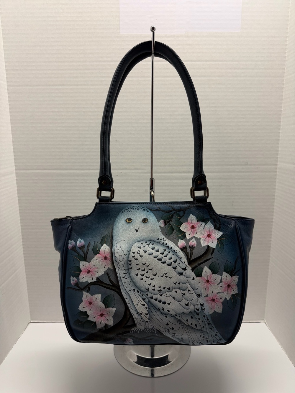 Anuschka Hand Painted Leather Shoulder Bag